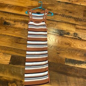 Sanctuary xs striped sweater dress